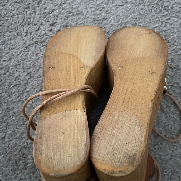 Steve Madden “Bikini” Cork Wedge Platform Wedge Sandals Size 11 - Picture 3 of 5